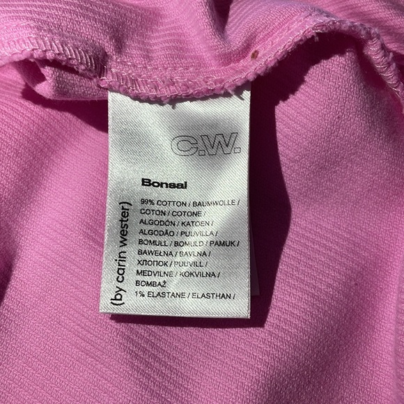 NWT.  Women’s Pink Corduroy Button down shirt.  Size 34. - Picture 9 of 9